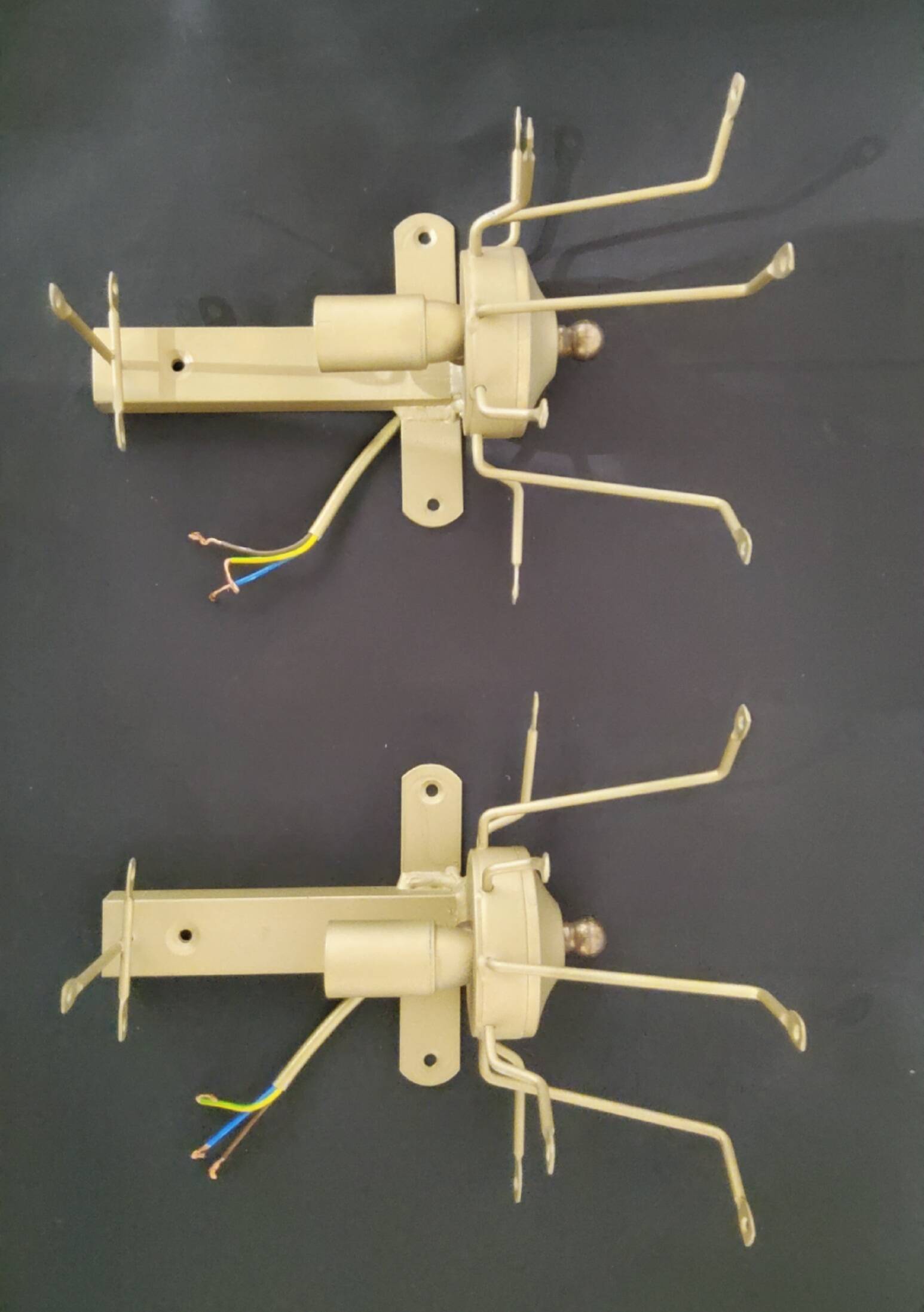 Murano glass wall sconces from Italy