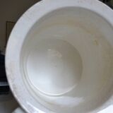 Très gros pot ancien en faïence de Sarreguemines
