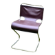 Leather designer chair - Biscia model - Pascal Mourgue