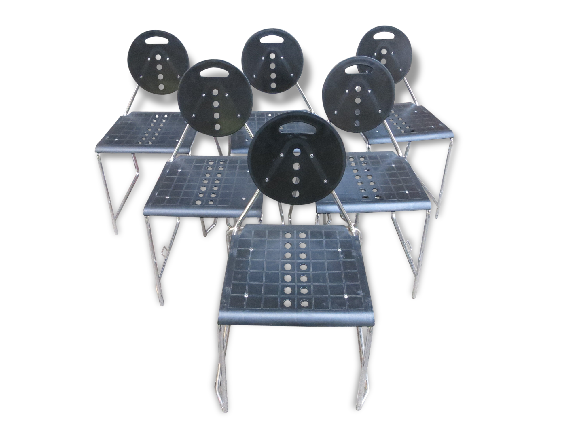 6 chairs CHARLIE Carlo BIMBI & GIOACCHINI