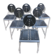 6 chairs CHARLIE Carlo BIMBI & GIOACCHINI