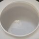 Ceiling lamp old round globe opaline white industrial Art Deco ø 27.5 cm