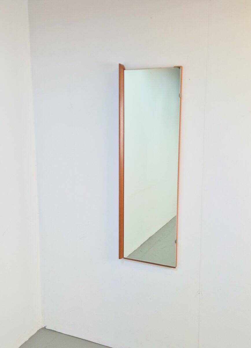 Mid-Century Scandinavian Rectangular Teak Mirror, 1960s