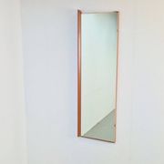 Mid-Century Scandinavian Rectangular Teak Mirror, 1960s
