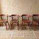 4 Baumann armchairs in bent wood