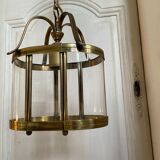 Brass lantern pendant lamp