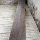 Dark patinated 1900 bench 220cm