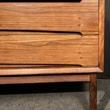 Scandinavian rosewood chest of drawers