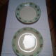 Lot de 2 plats anciens Moulin des loups