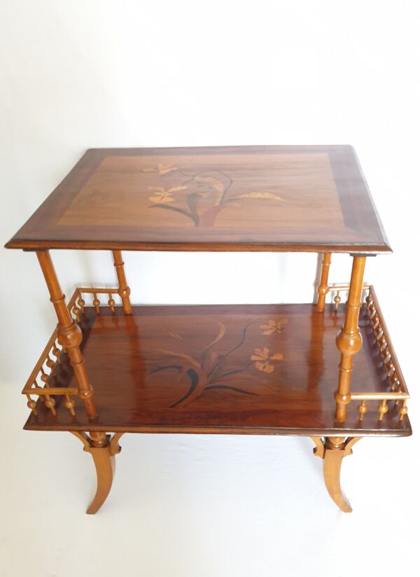 Table à thé art nouveau école de Nancy