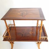 Art nouveau tea table from the Nancy school