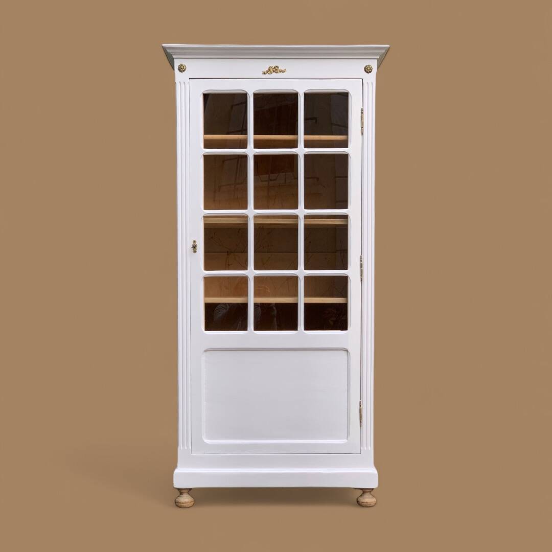 Antique Parisian glass cabinet H150