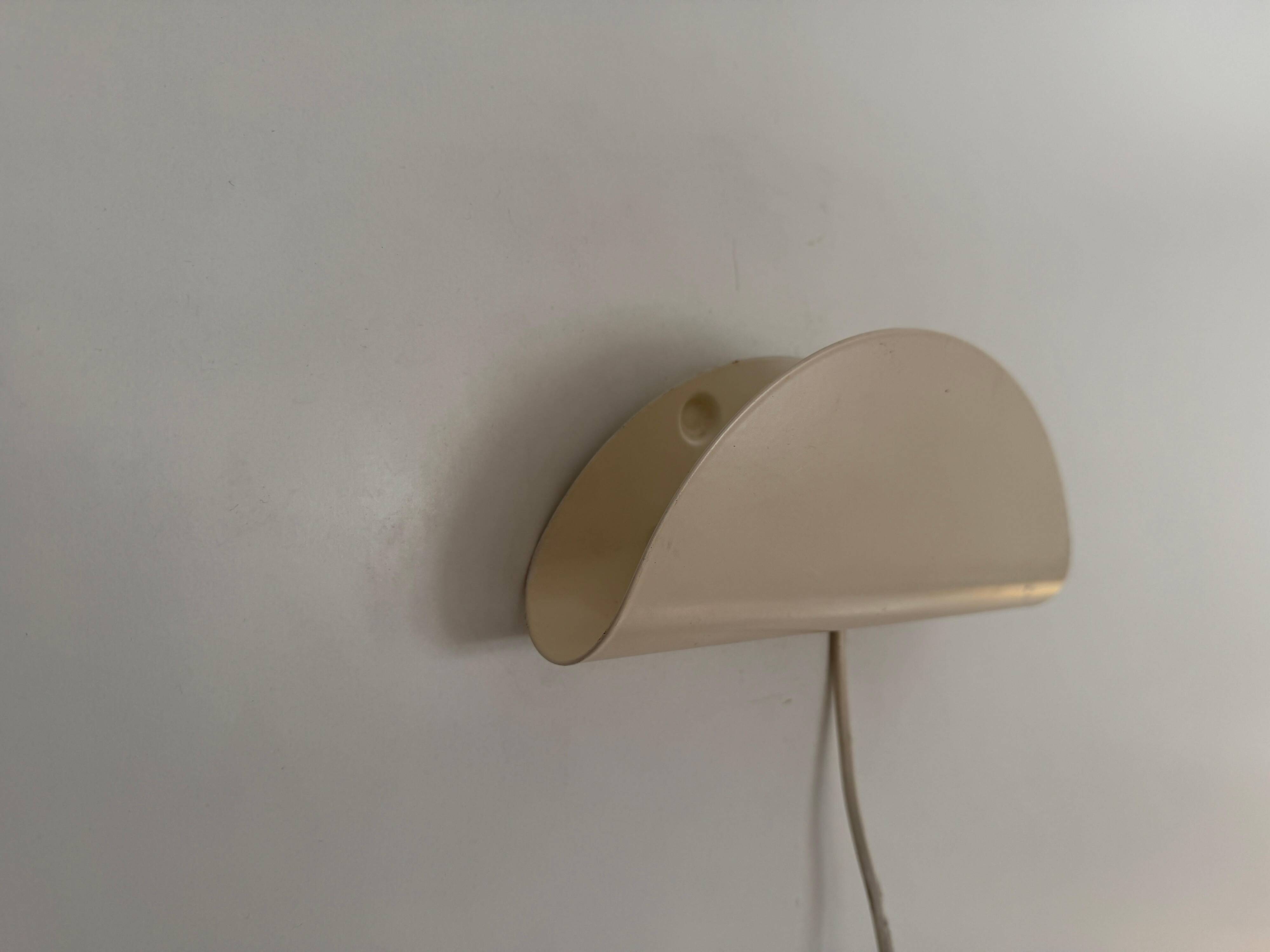 Set of three cream metal wall lights by Nordlux, 1980s, Sweden.