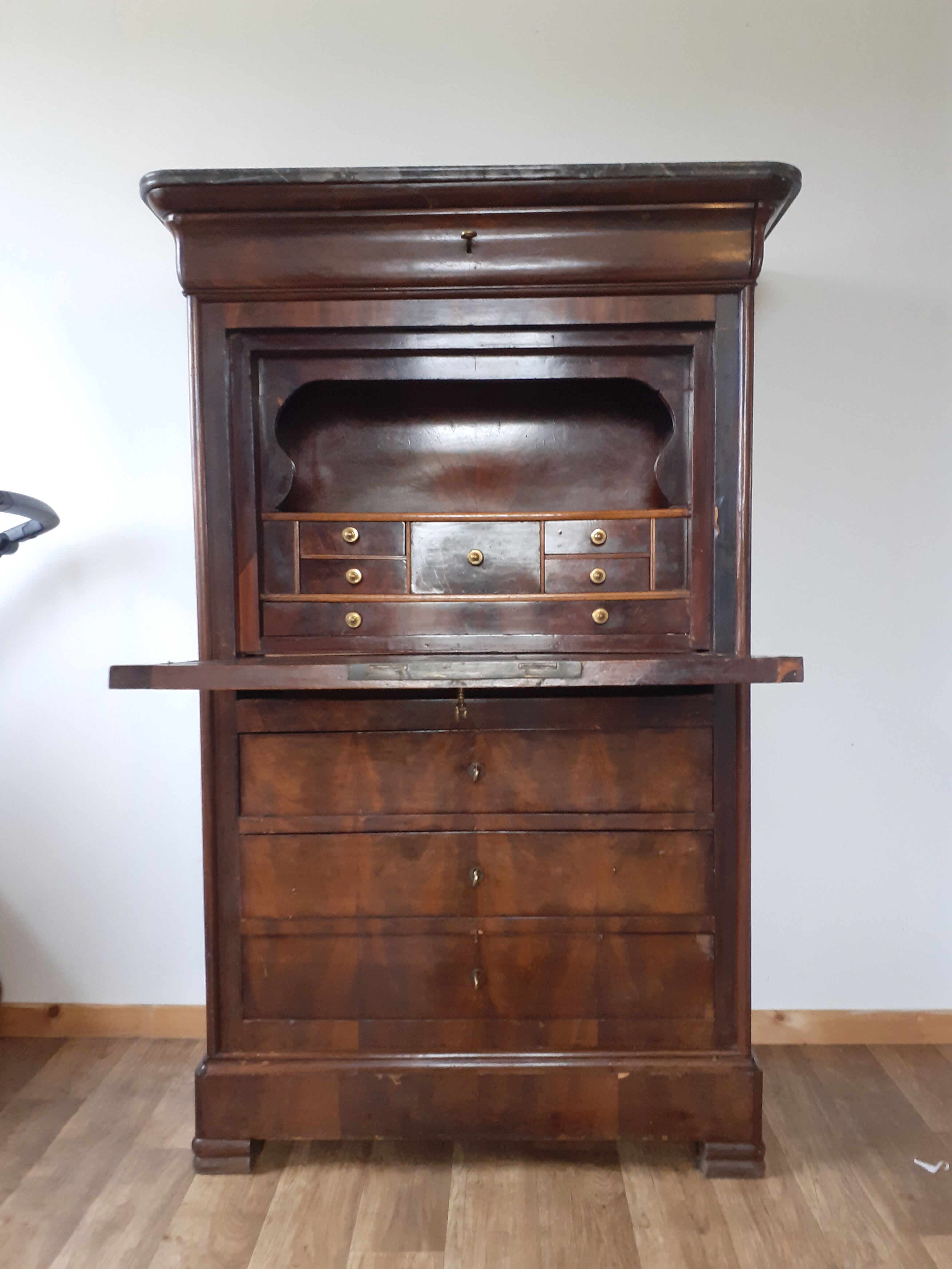 Louis Philippe mahogany secretary