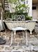 White cast iron garden chair no. 1