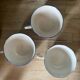 3 Sarreguemines earthenware lunches, Lancaster decor.