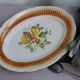 Oval ceramic plate