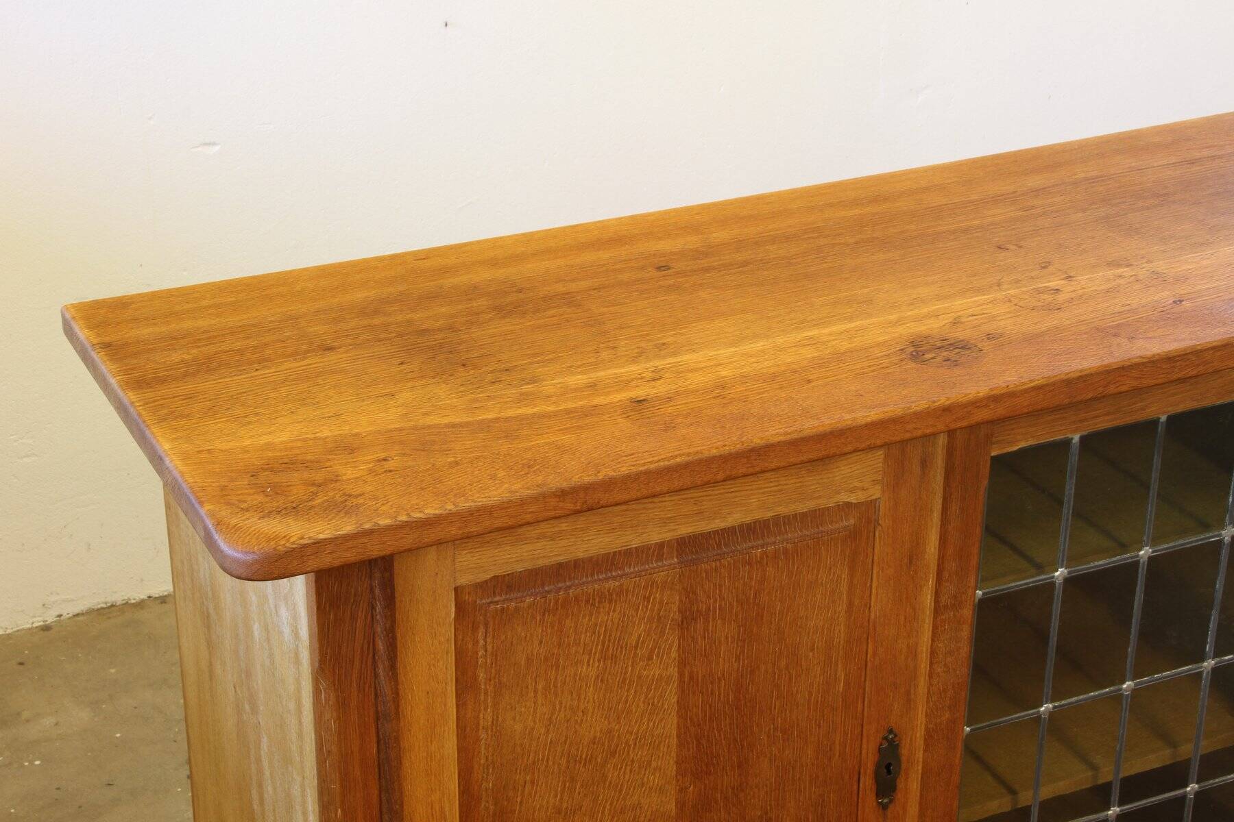 Danish modern oak cabinet in the style of Henning Kjærnulf, 1960s
