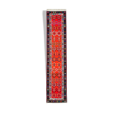 Handwoven Antique Anatolian Multicolor Runner Rug 81 cm x 372 cm