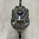 Old silver metal coffee maker