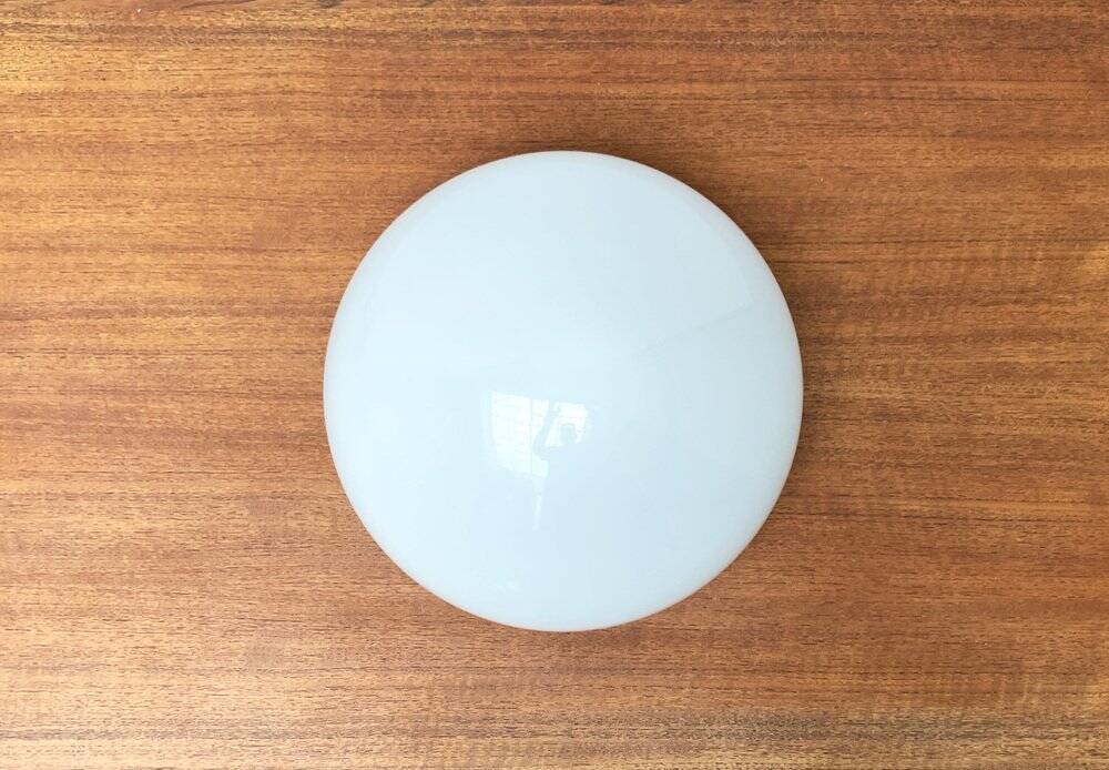 Ceiling or wall lamp model 961 modern mid-century by Wilhelm Wagenfeld for Lindner, Germany, 1950s.