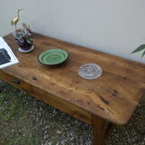 Old country coffee table in walnut