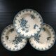 Lot 3 assiettes terre de fer