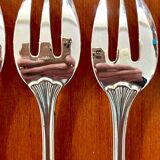 Christofle hemerocallis art nouveau, 6 oyster forks