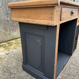 Solid oak counter