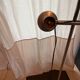 Lampadaire vintage en aluminium brossé par swisslamp