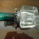 Antique Desk Candlestick from Vallérystal Crystal Factory, 1890s