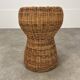 Tabouret rotin bouchon de champagne