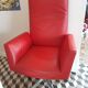 Poltrona Frau Chancellor President red office chair with wheels