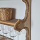 Carved 1900s wall or table shelf