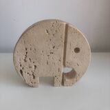 Travertine elephant by Fratelli Manelli