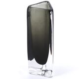 Sommerso glass vase by Nils Landberg for Orrefors
