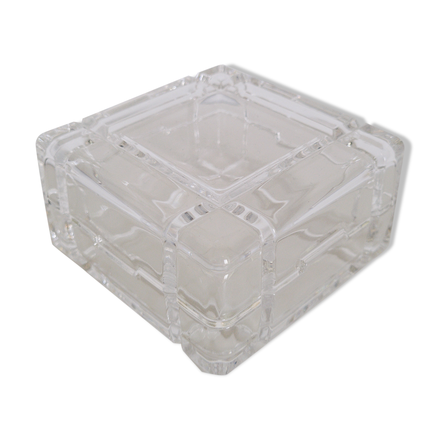 Boite carrée retro cristal