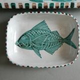 2 ceramic dishes, Fazio Vallauris SAP, 60s