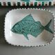 2 ceramic dishes, Fazio Vallauris SAP, 60s
