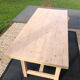 Solid wood dining table