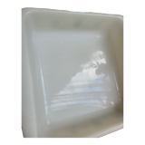 Plat carré en opaline Glasbake