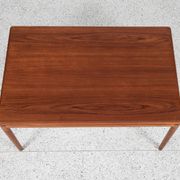 Midcentury Danish smaller dining table in teak by Christian Linneberg 1960s