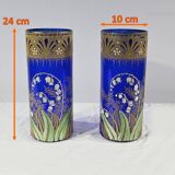 Paire de Vases Legras « Les Muguets », Art Nouveau – Fin XIXe