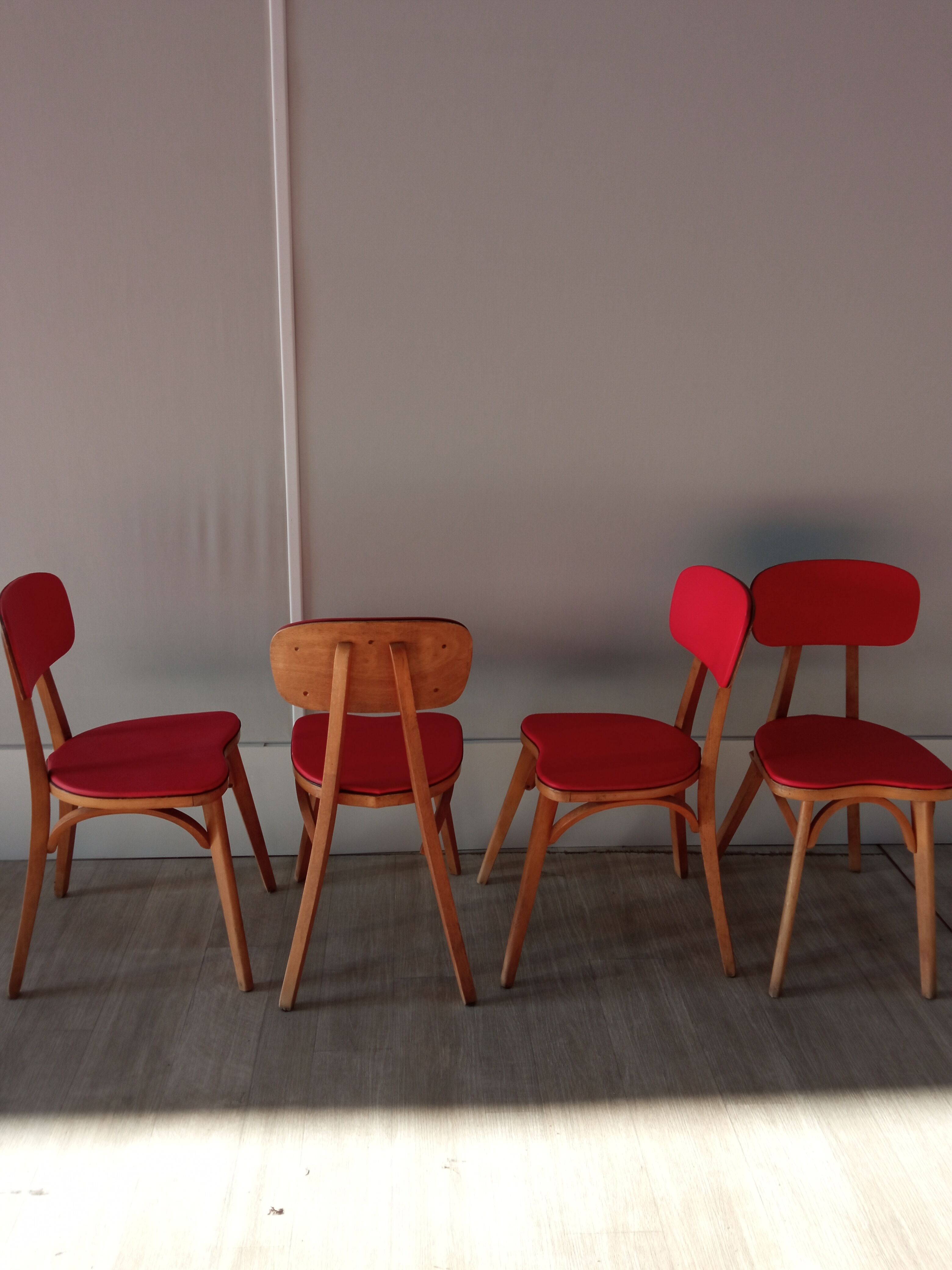 4 Baumann heart chairs