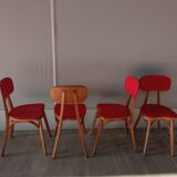 4 Baumann heart chairs