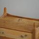 Henning Kjærnulf, oak bedside table, modern Danish, "Razorblade", 1960s