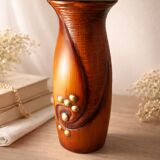 Vase collaboration between G de Bryun and Atelier Dubois at Bouffioulx.