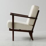 Boucle armchair from ton 60's