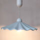 Vintage hanging in white porcelain shaped flower petal