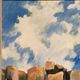 Original Swedish Oil on Canvas – "Landscape" by Eva S. – Signed – Vintage & Framed – 52 × 34 cm (20.5" × 13.4")